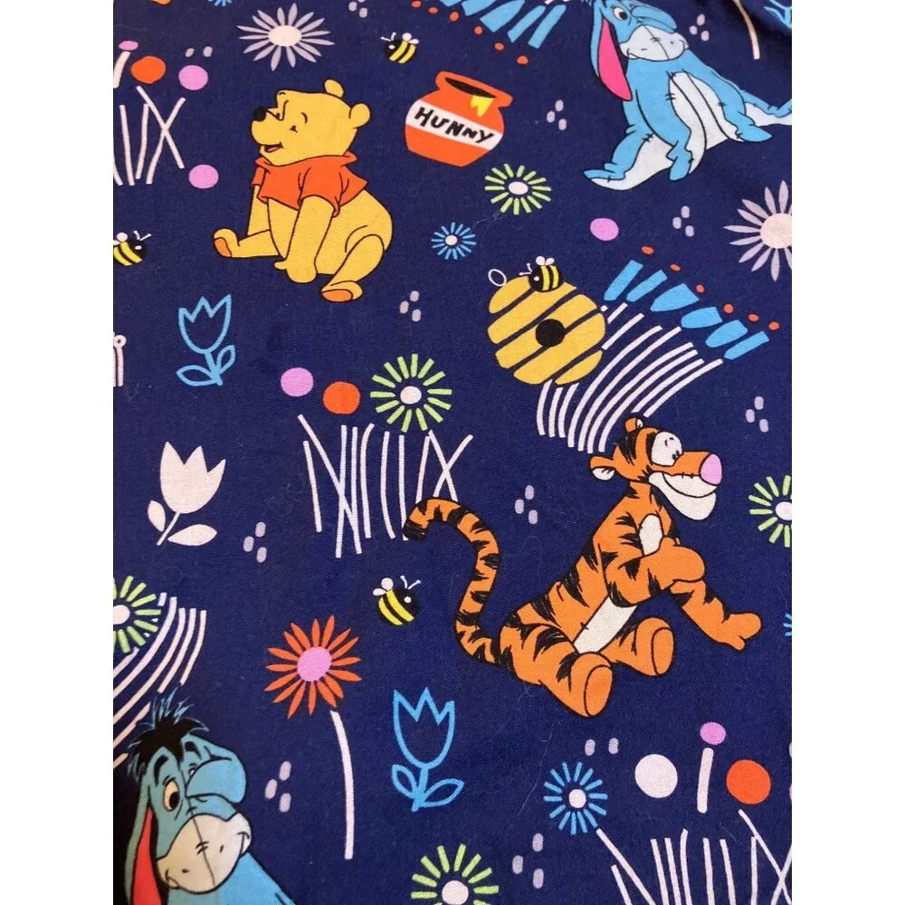 Winnie The Pooh and Friends Medical Scrub Top Size small - Picture 7 of 8